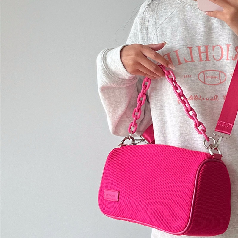 IELGY Túi đeo dưới cánh tay Dây Xích Nhỏ Gọn Dễ Phối Đồ Thời Trang Cho Nữ