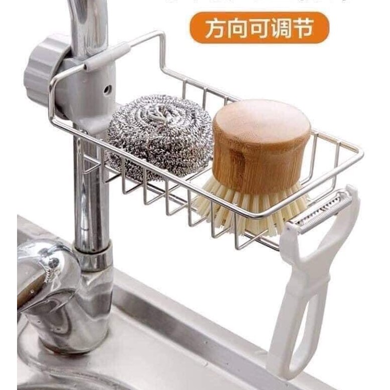 Kệ để đồ vòi rửa bát inox
