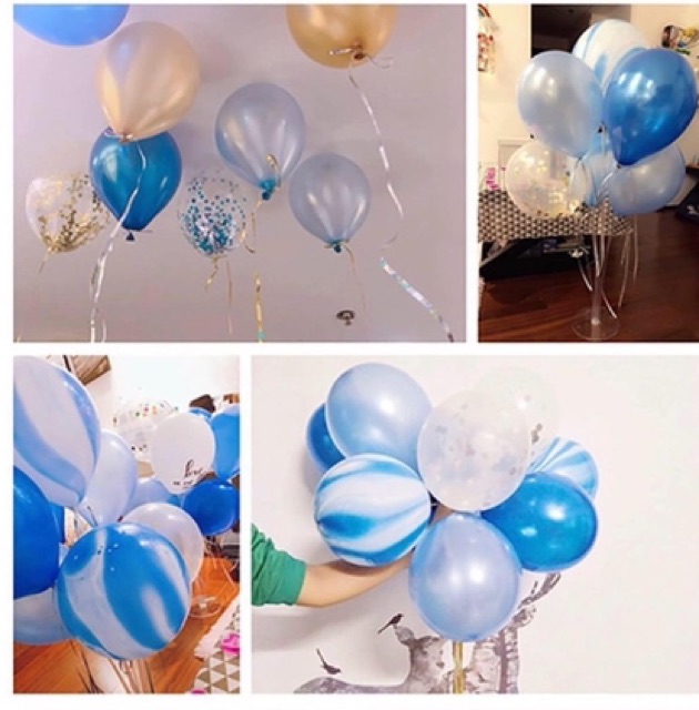 Set 10 Bong Bóng 12 Inch Dùng Trang Trí Tiệc Đẹp Mắt