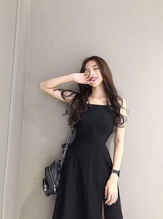 Đầm mút ngực dây lưng