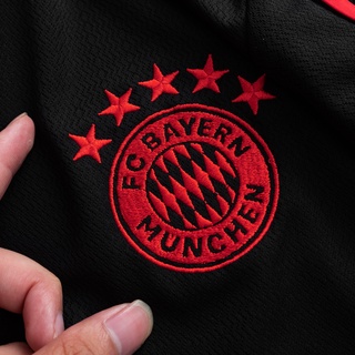 [Hỏa Tốc-BDH011]Bộ thể thao bóng đá nam BAYERN chất thun thoáng mát phối màu đỏ đen nổi bật