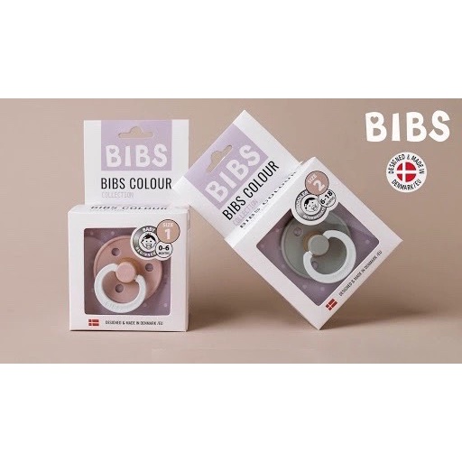 Ti Giả Bibs, Ty Ngậm Tặng Nắp Trứng, Nhập Khẩu Đan Mạch 0 - 18 Tháng