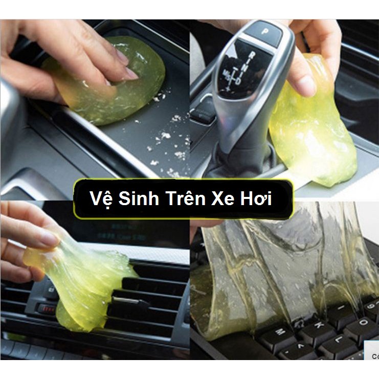 Cao su nhựa dẻo hít bụi vệ sinh ô tô, nhà cửa, đồ dùng, bàn phím máy tính