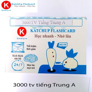 KatchUp Flashcard từ vựng 3000 từ tiếng Trung phần A