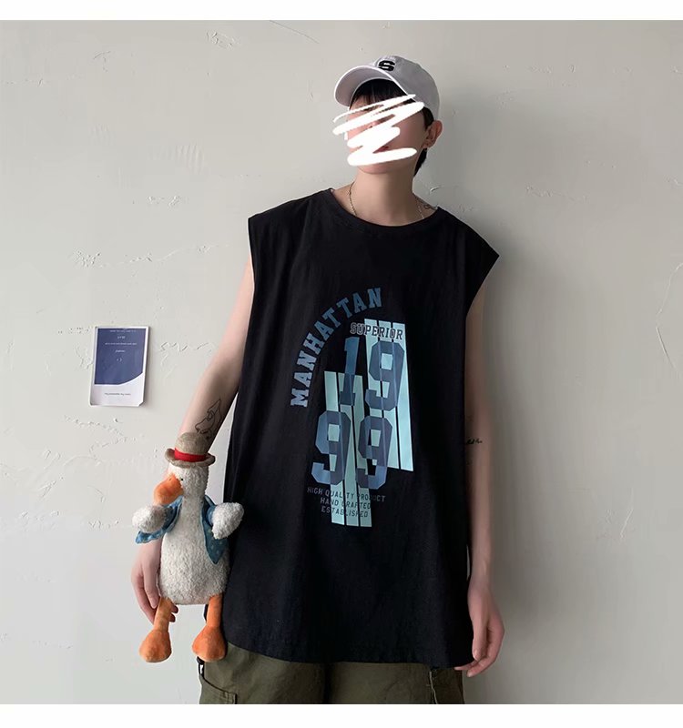 Áo Thun Nam Không Tay Phong Cách Hàn Quốc Với 5 Màu Lựa Chọn (M-5Xl)