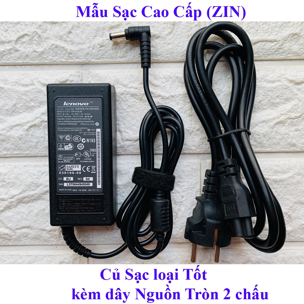 [SẠC ZIN] Sạc Laptop Lenovo 19V - 3.42A - 65W - Hàng chất lượng cao