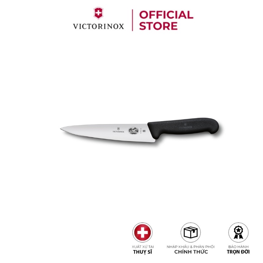 Dao bếp Victorinox Carving knife màu đen (19 cm)