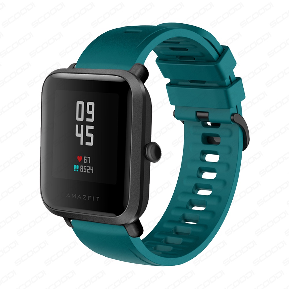 Dây Đeo Silicon Mềm Chất Lượng Cao Cho Đồng Hồ Thông Minh Huami Amazfit bip Lite / 1S / bip 3 / bip u pro / bip s