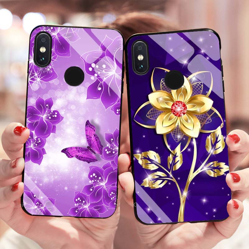 Ốp Xiaomi Mi8, Mi 8SE, Mi8 Lite Lưng Kính Cường Lực Mới Nhất