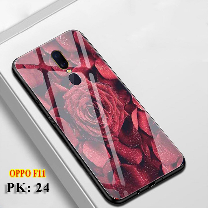 [Freeship] ỐP ĐIỆN THOẠI OPPO F11/ F11 PRO KÍNH IN HOA - Vỏ case Oppo F11 Mặt lưng kính chống trầy xước, đẹp, cao cấp