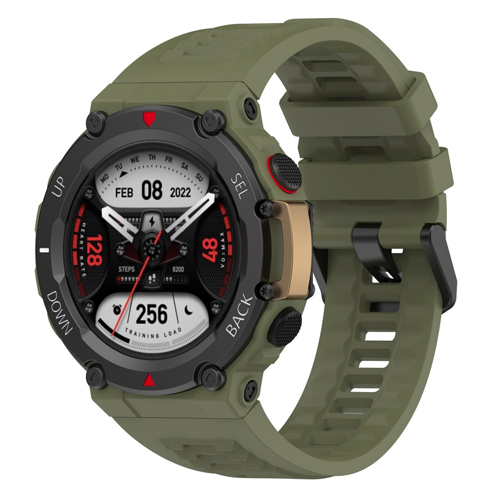 Dây Đeo Thay Thế Chất Liệu Silicon Màu Trơn Cho Huami Amazfit T-Rex 2