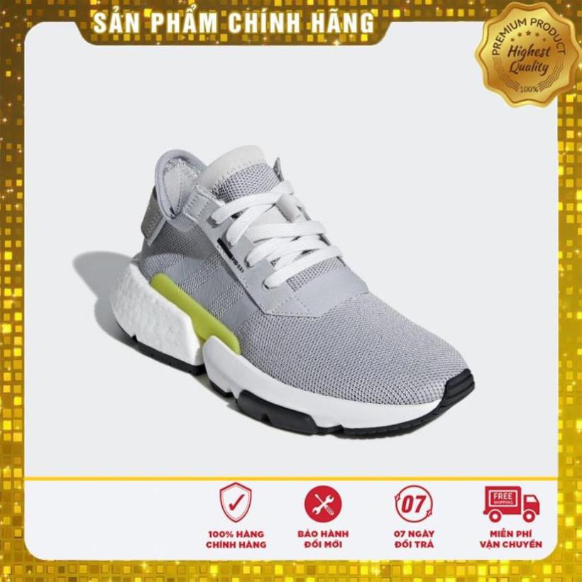 (Giày Adidas chính hãng) Giày Adidas POD-S3.1 J “Grey/Yellow” Nữ - bh12