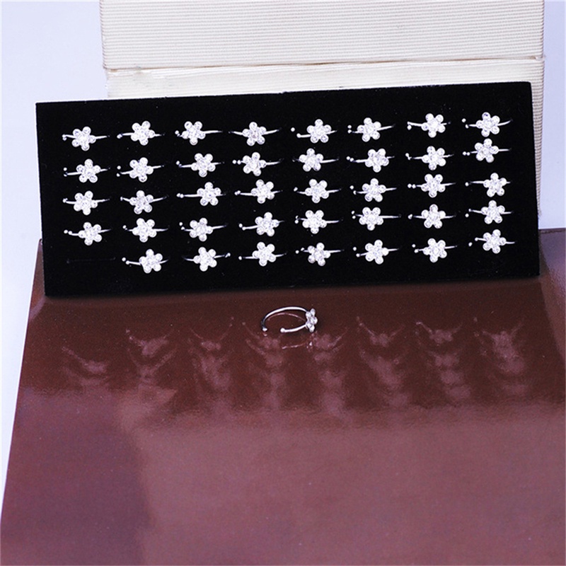 Khuyên Mũi Bạc Đính Đá Hình Hoa Mận