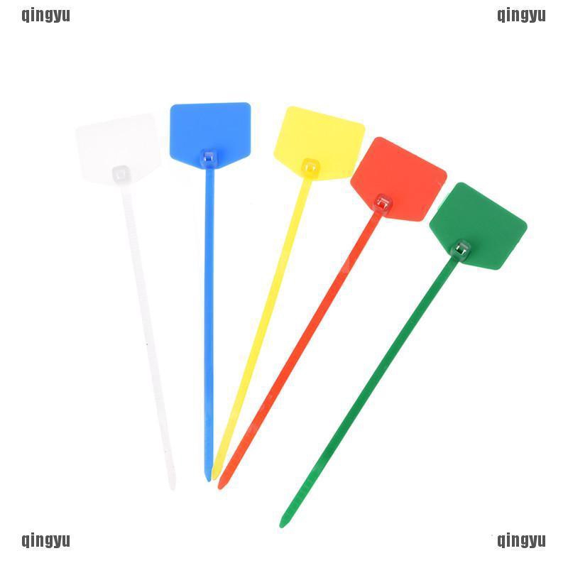 100 Dây rút nhựa màu sắc dùng để đánh dấu dây cáp mạng