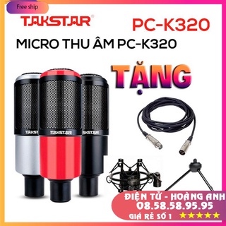 Mua Micro thu âm Takstar PC-K320 livestream  thu âm  bảo hành 12【Chính hãng】(AT100-BM 900-AQ220-S8-V8-V9-V10)