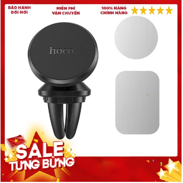 Giá đỡ điện thoại đa năng thông minh nam châm gắn điều hòa oto Hoco CA81 bảo hành chính hãng