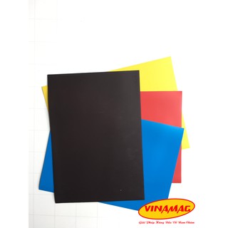 A4 nam châm dẻo, nam châm lá đa màu sắc dày 0.5mm