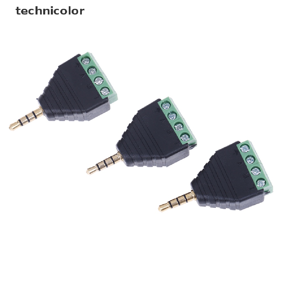 Đầu Nối Dây Cáp Âm Thanh 4 Chấu Giắc Cắm 3.5mm