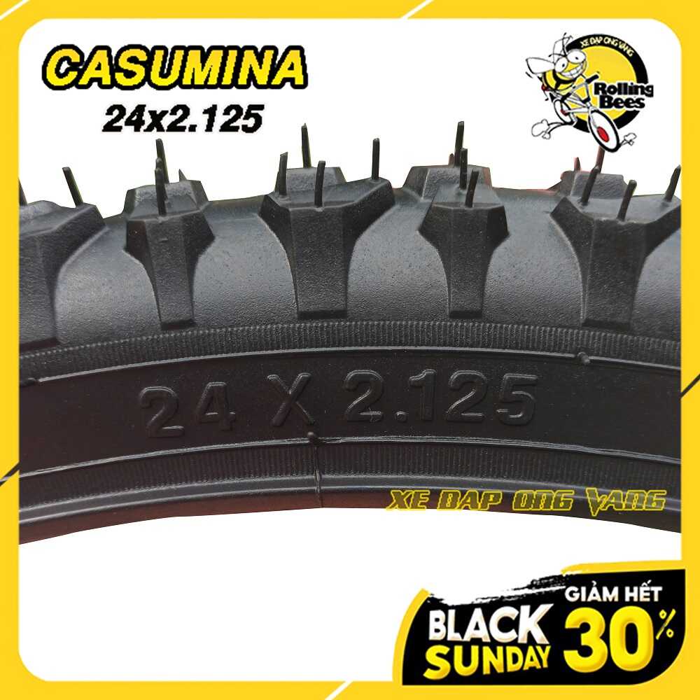 Săm, Ruột. Vỏ Lốp xe đạp 24x1.95 Chính hãng Casumina
