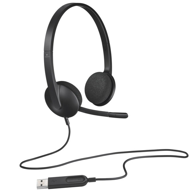 Tai Nghe Chụp Tai Logitech H340 | Kết nối USB , có Micro | Bảo hành 1 năm - Hàng Chính Hãng