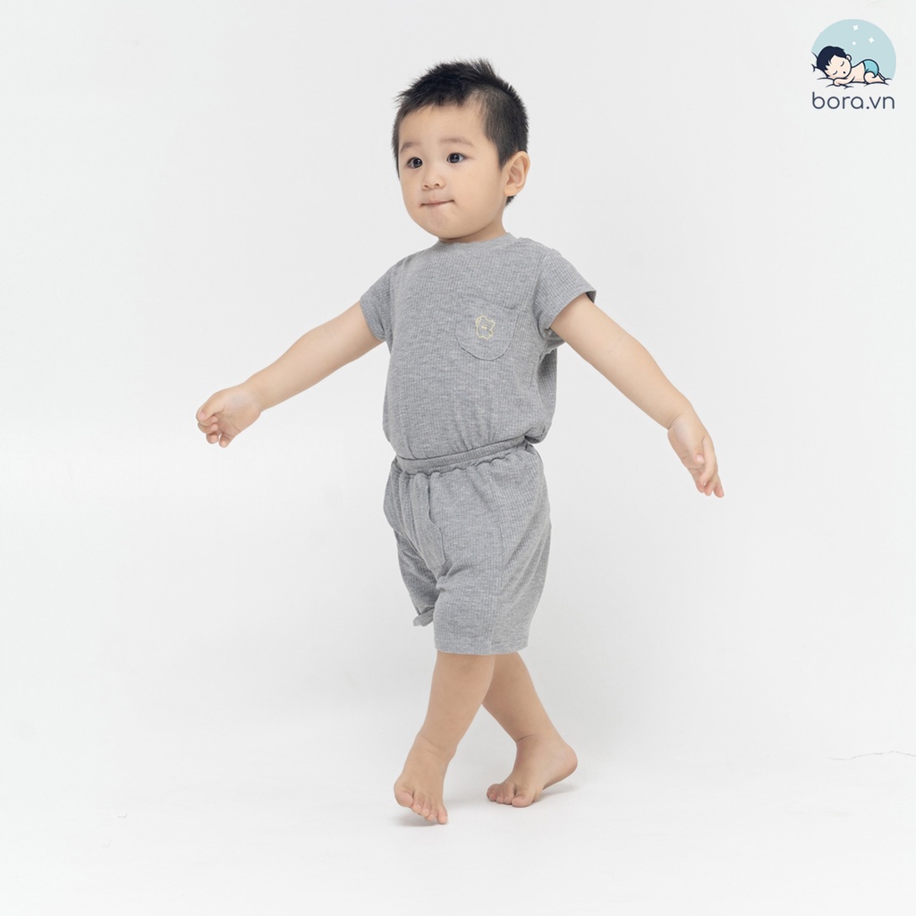 Bộ quần áo cộc tay sợi tre cho bé 6 - 36 tháng Anminaza Việt Nam