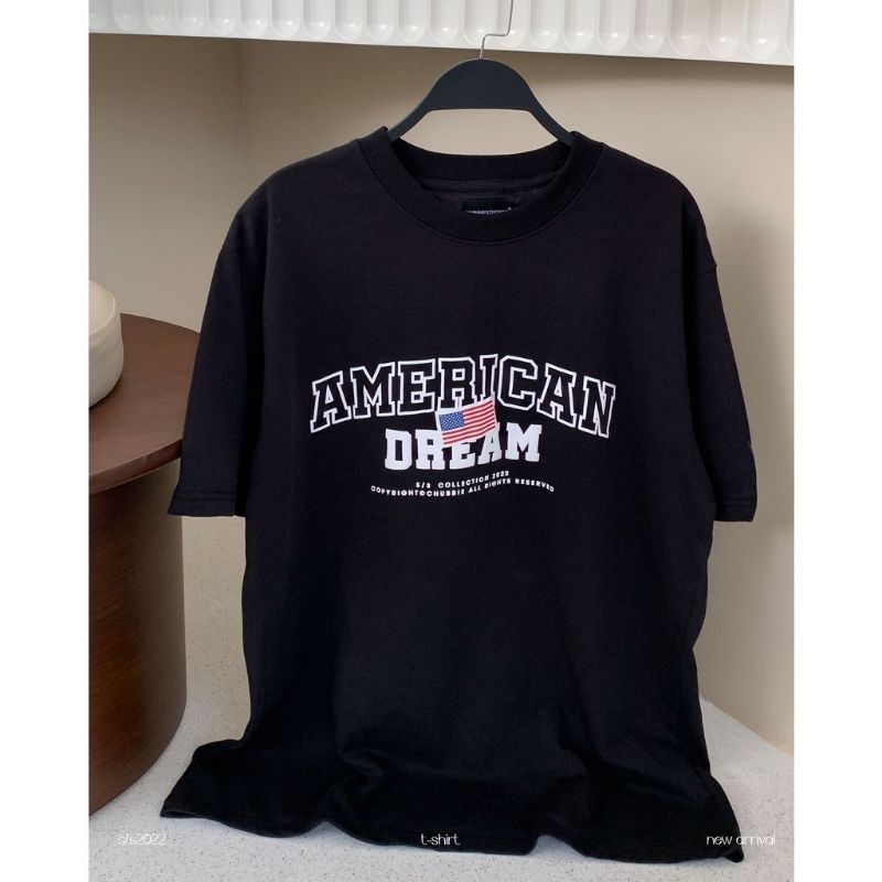 Áo thun tay lỡ 🔥Có size🔥unisex American Dream