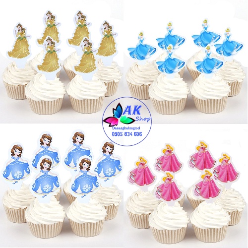 SET 50 THẺ CẮM BÁNH CUPCAKE