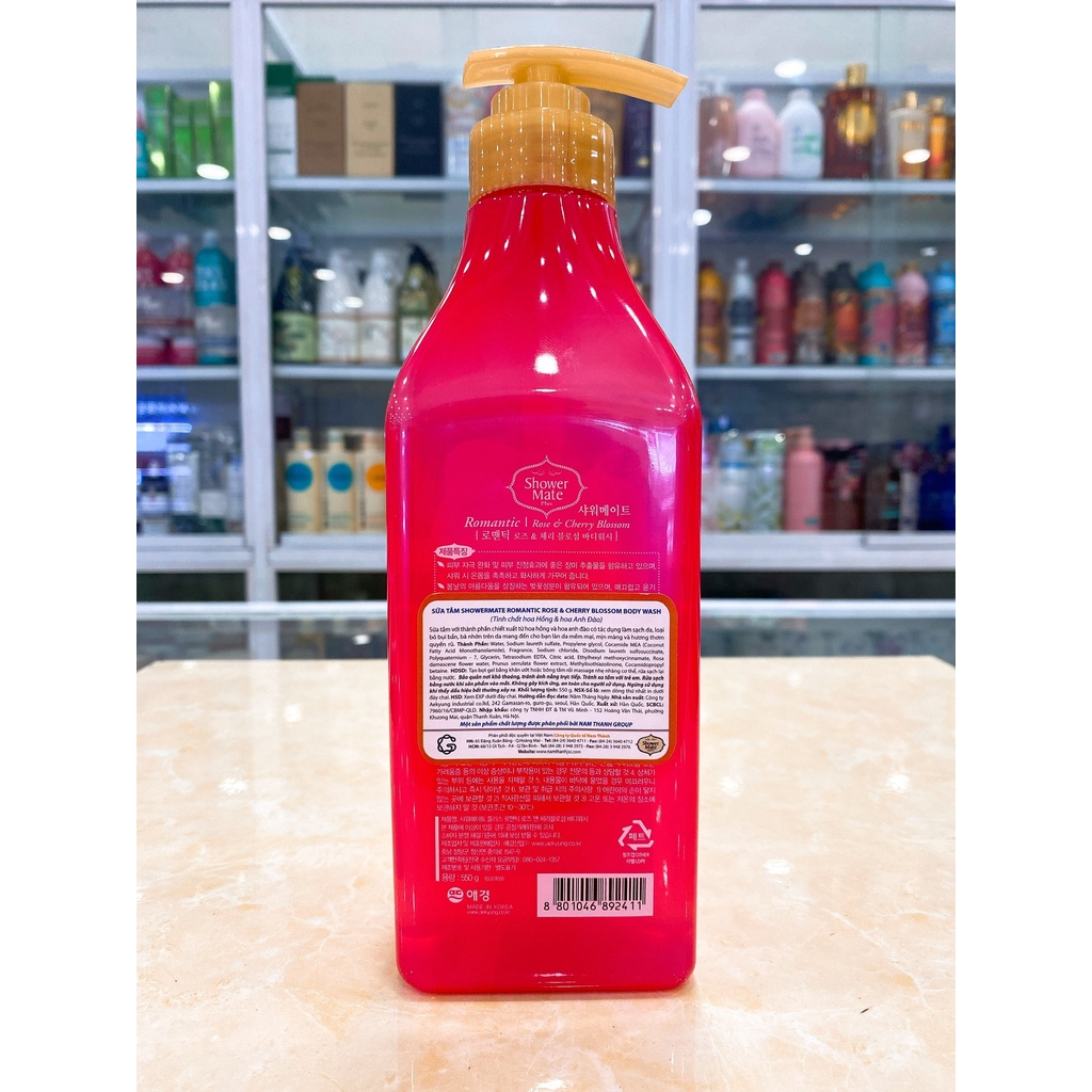Sữa Tắm Cao Cấp SHOWER MATE Plus Body Wash Hàn Quốc 550ml