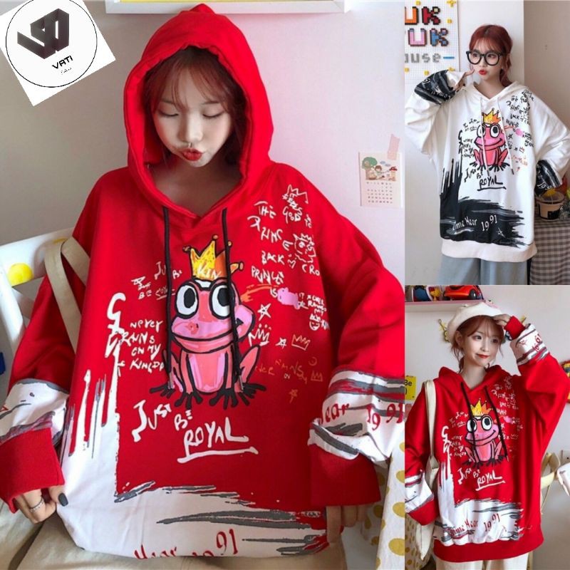 👍👍👍Áo khoác hoodie nỉ hoàng tử ếch thoáng mát vải mịn