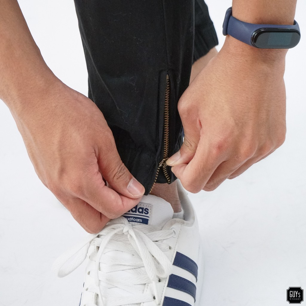 Quần kaki khoá kéo gấu quần - GUY's Closet