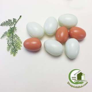 Trứng gà giả làm dấu ổ gà nòi ( 1 quả ) - chọn màu