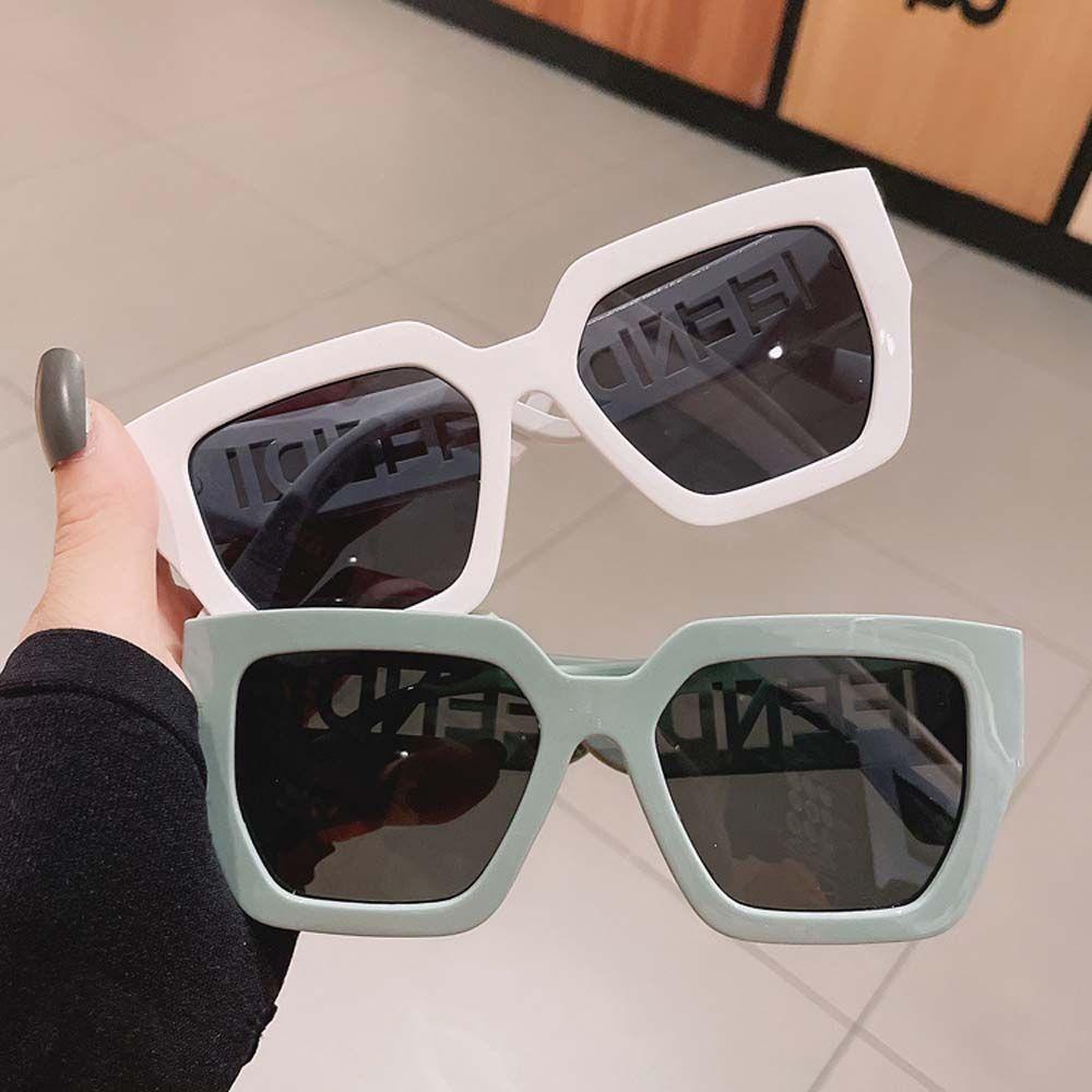 Kính Mát Gọng Vuông Chống Tia UV Phong Cách Hàn Quốc Thời Trang Cho Nữ