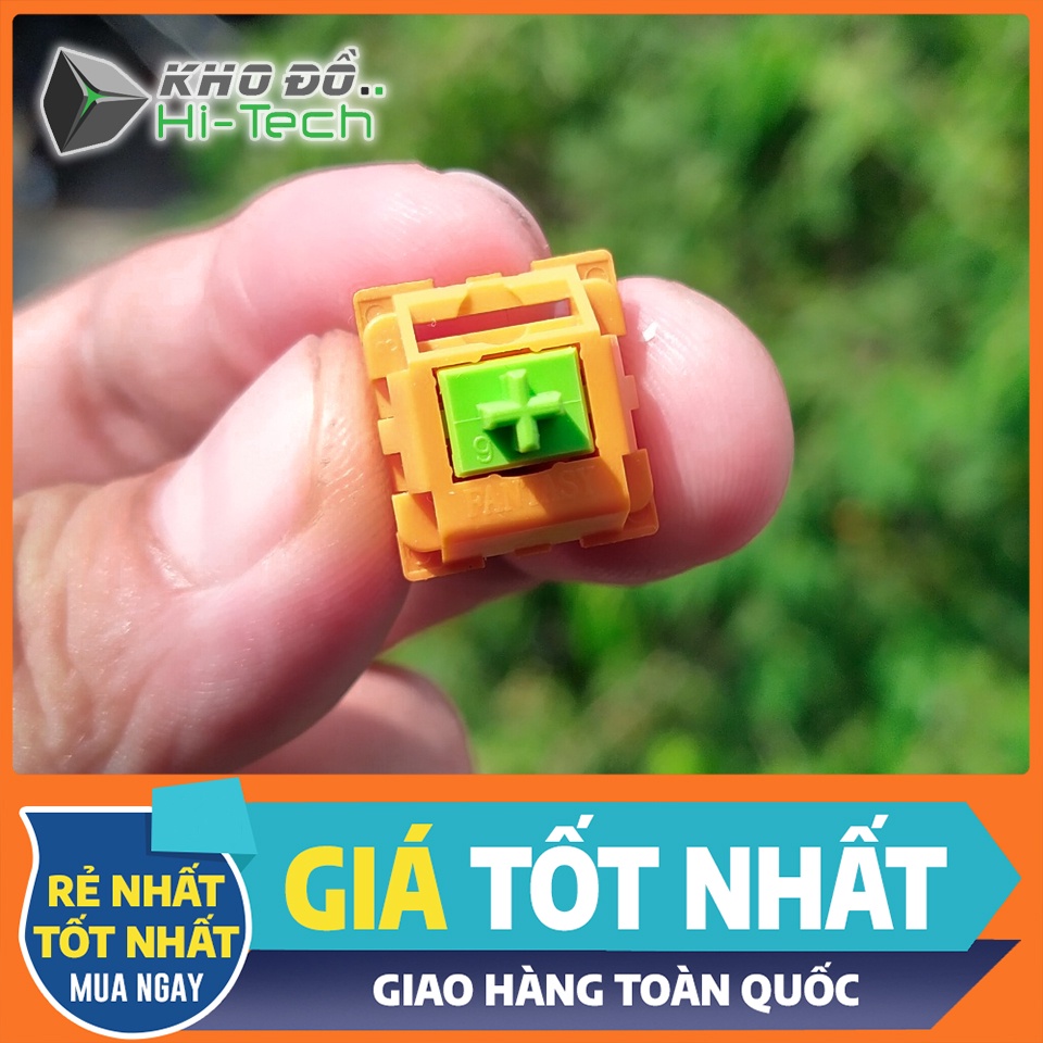 Switch Fantasy Cà rốt đã lube mượt mà | công tắc Tactile switch dành cho bàn phím cơ