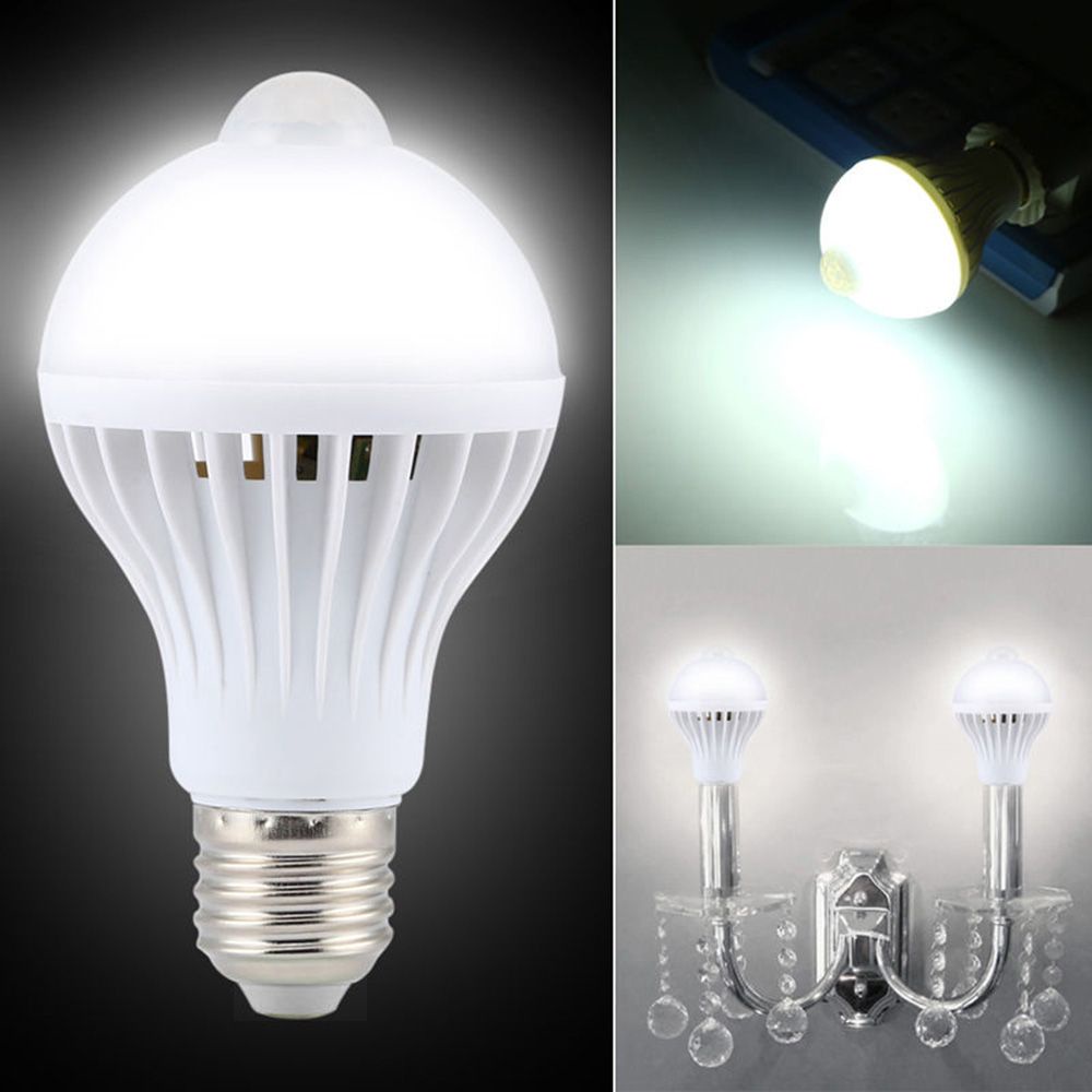 Bóng Đèn Led Thông Minh 5w / 7w / 9w Cảm Biến Chuyển Động Tiết Kiệm Năng Lượng