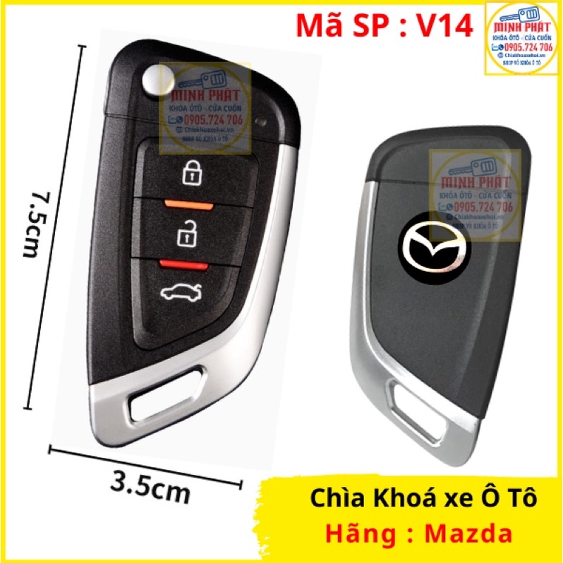 Chìa khoá remote xe Mazda 3S