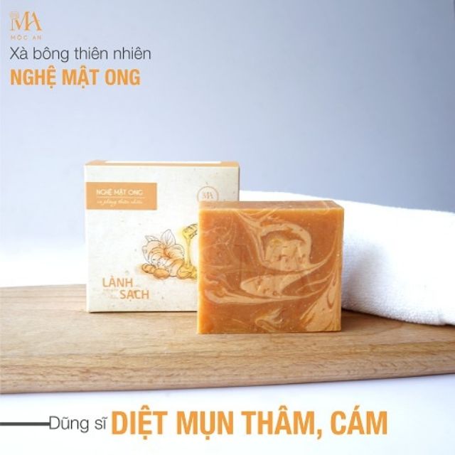 Sà phòng thiên nhiên Nghệ mật ong-cococherry Mộc An