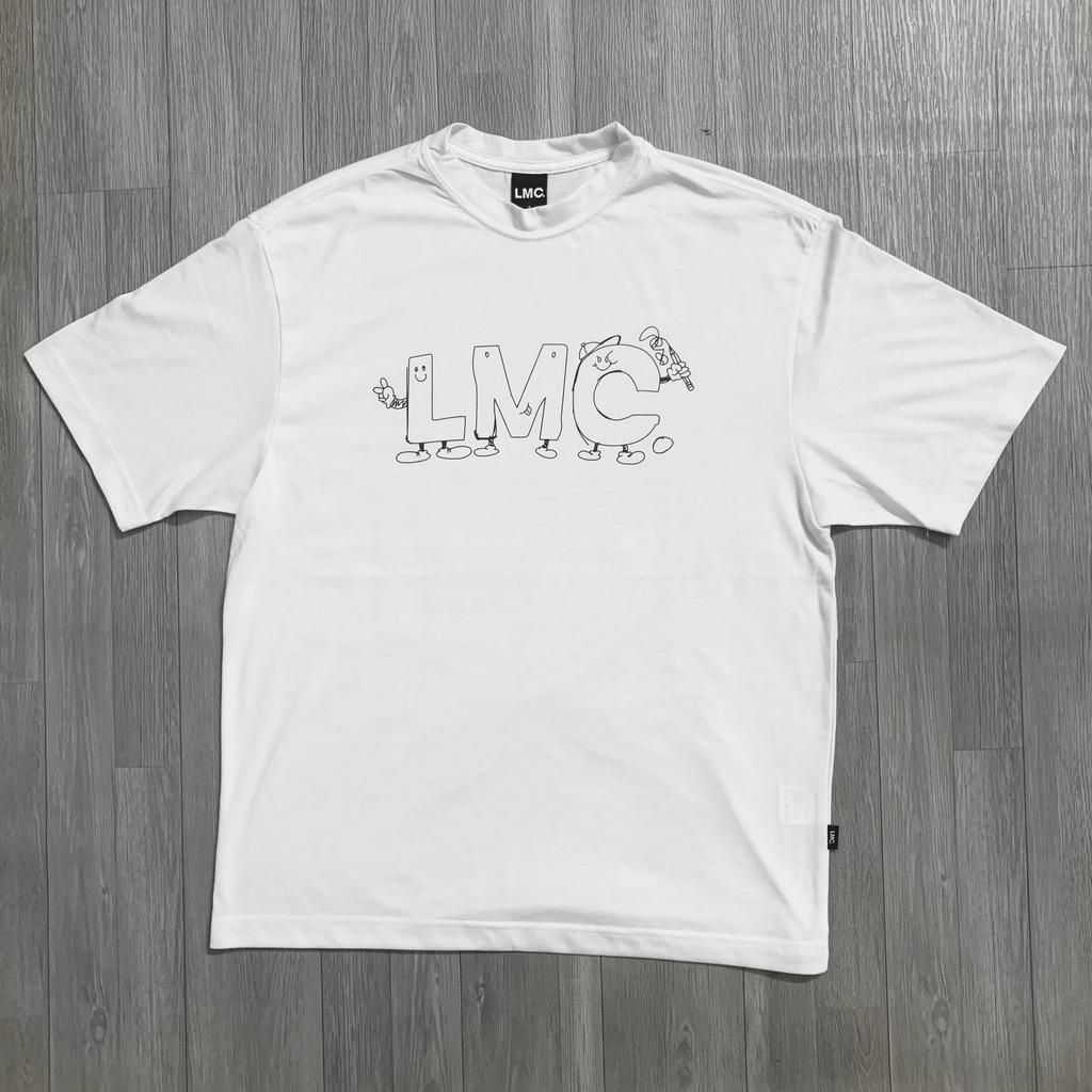 Áo phông tay ngắn LMC tay ngắn unisex chính hãng. Áo thun trắng trẻ trung, thoáng mát và thoải mái