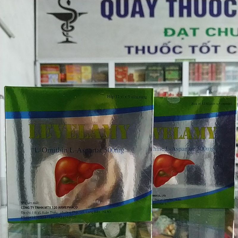 Combo 2hộp Viên uống bổ gan Levelamy