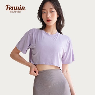 Áo thun thể thao FENNIN dáng rộng nhanh khô trẻ trung dành cho nữ