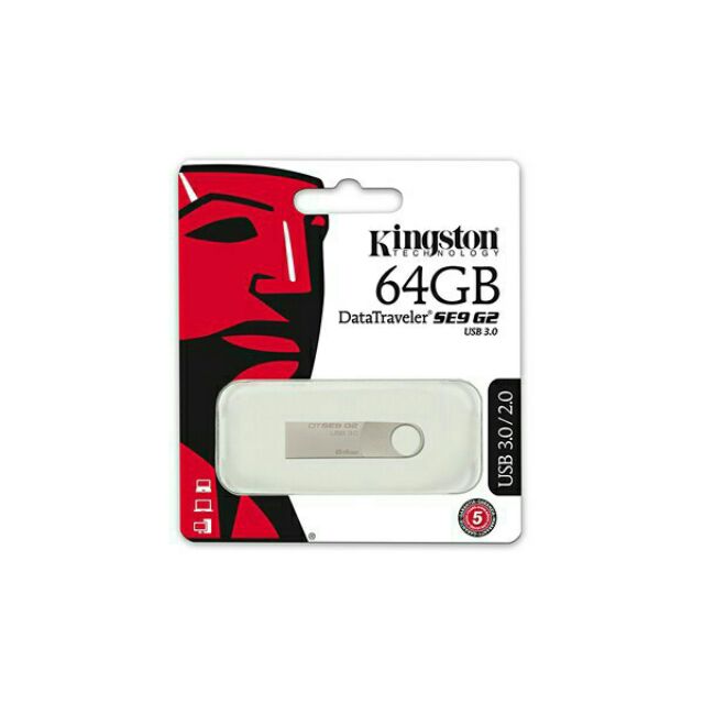 USB Kingston dung lượng 64GB/128GB DataTraveler DTSE9 G2 3.0 Chính hãng