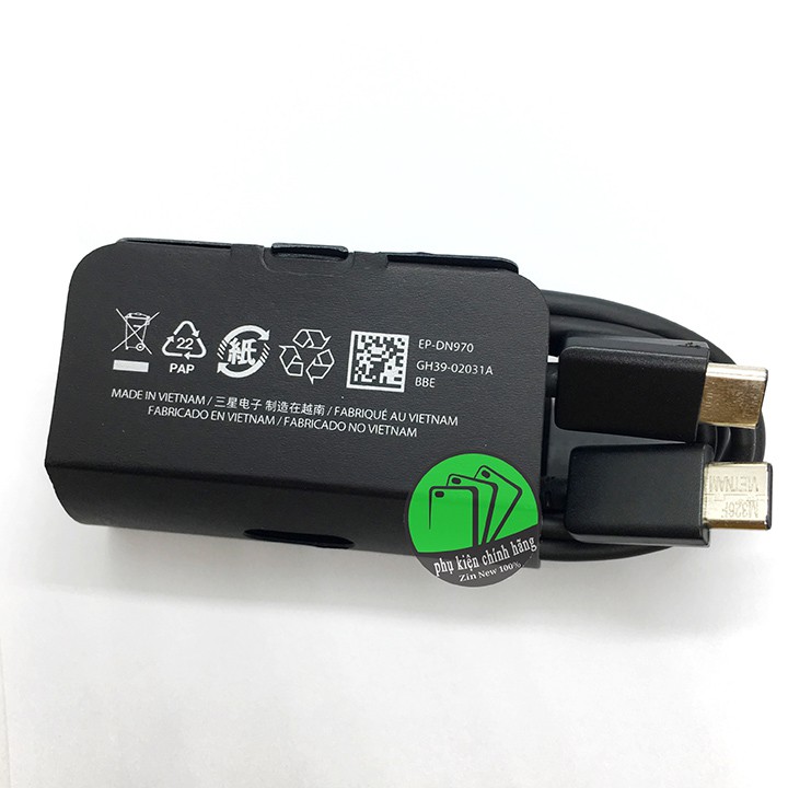 Củ 25W và Cáp sạc nhanh Type C-Type C Hàng chính hãng VIỆT NAM