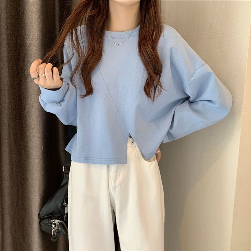 Áo Thun Nữ Tay Dài Form Rộng Oversize