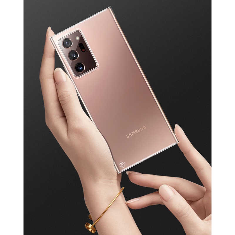 Ốp Điện Thoại Trong Suốt Siêu Mỏng Không Viền Cho Samsung Galaxy S23 Ultra S22 S21 S20 FE S10 S9 Note 20 22 Ultra 10 22 Plus