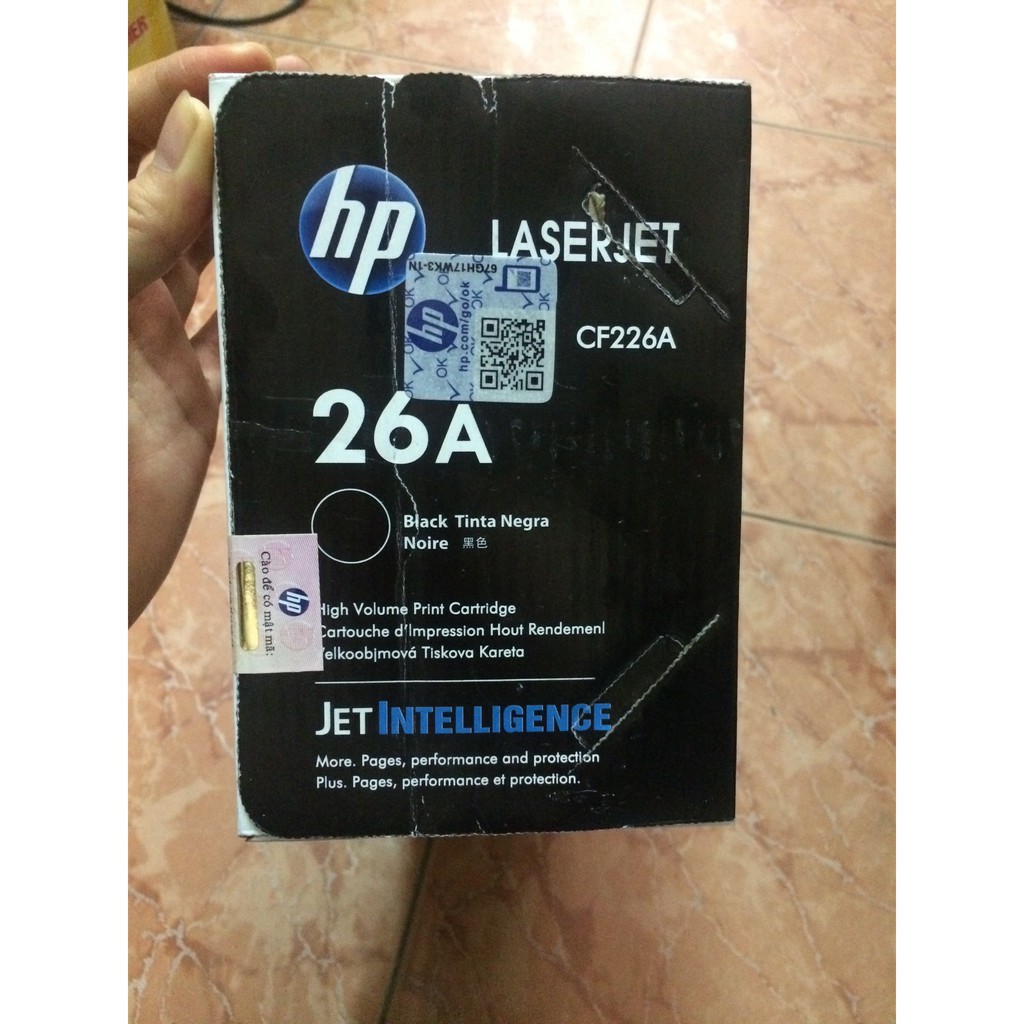 Mực in Laser đen trắng HP 26A Black (CF226A) - Dùng cho HP LaserJet Pro M402d/ M402dn