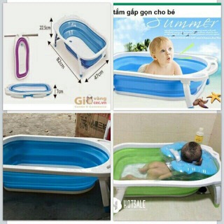 Chậu tắm gấp gọn cho bé yêu