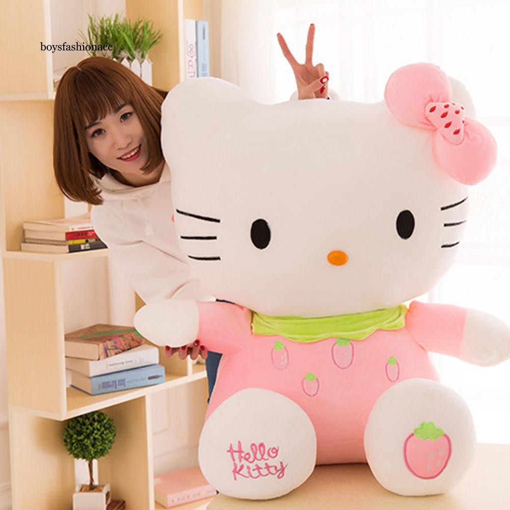 Gấu bông Hello Kitty cỡ lớn xinh xắn dùng trang trí nhà