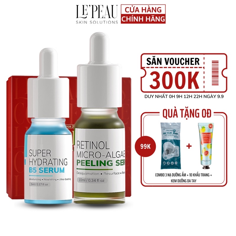 Peel da vi tảo retinol Hoàng Thiên Sâm 10ml