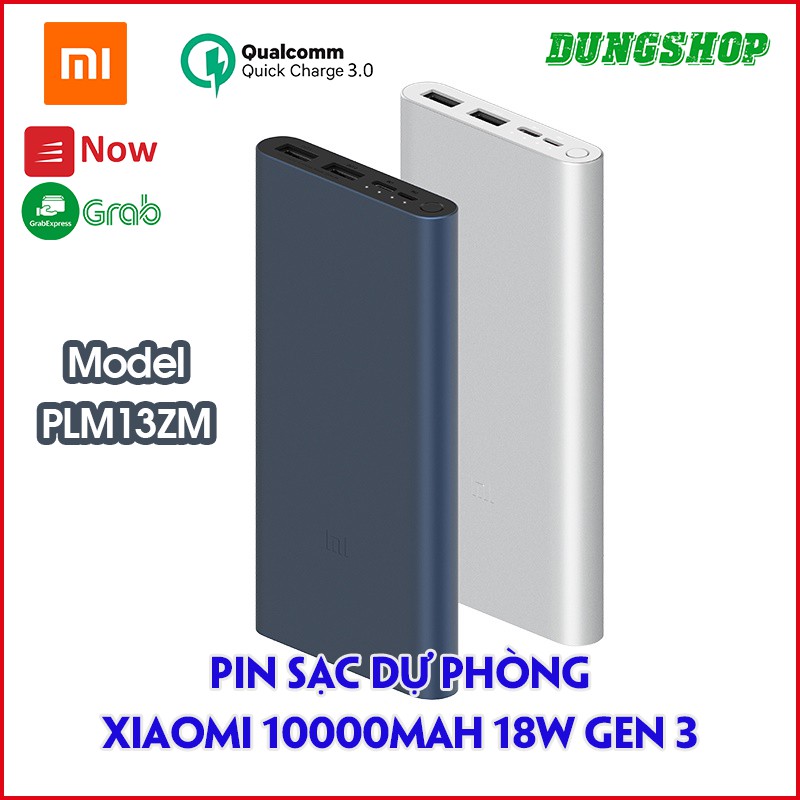 Pin Sạc Dự Phòng Xiaomi 10000mAh 18W Gen 3 PLM13ZM / ZMI QB817 22.5W / Xiaomi PB1022ZM 22.5W