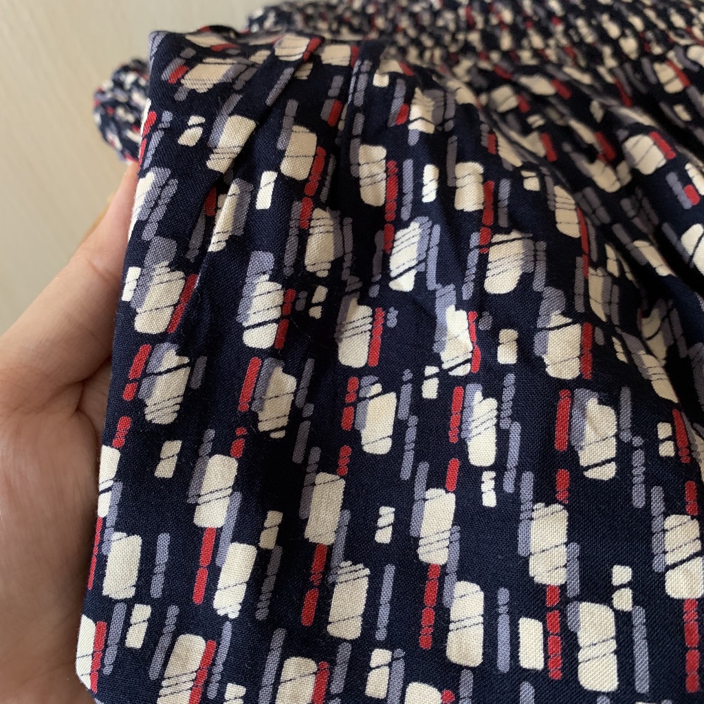 Chân váy lanh lưng thun hiệu SUNNY GIRL