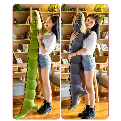 Gấu Bông Cá Sấu Chúa - Cá Sấu Nhồi Bông Dài Size Siêu To Vải Nhung Mịn Misino Hàn Quốc Cao Cấp